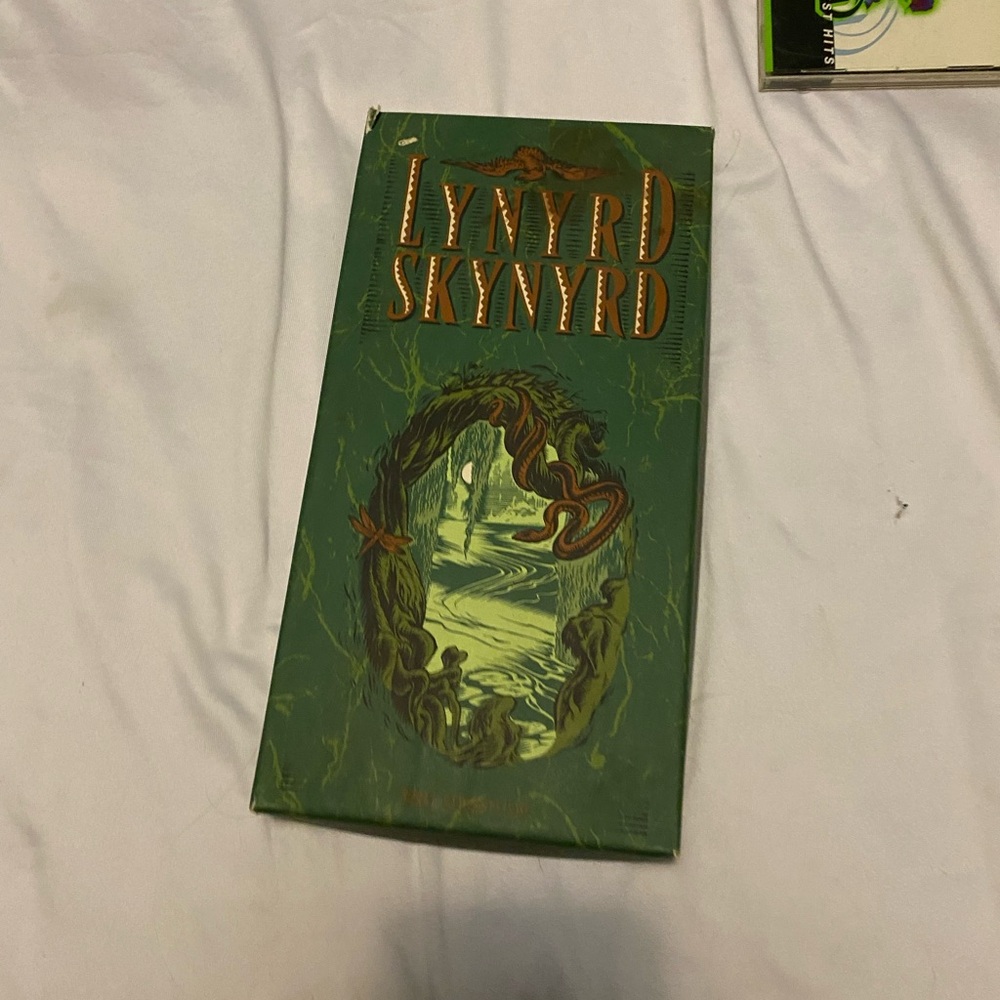 Rare Lynyrd Skynyrd box at three cassette tapes and book
